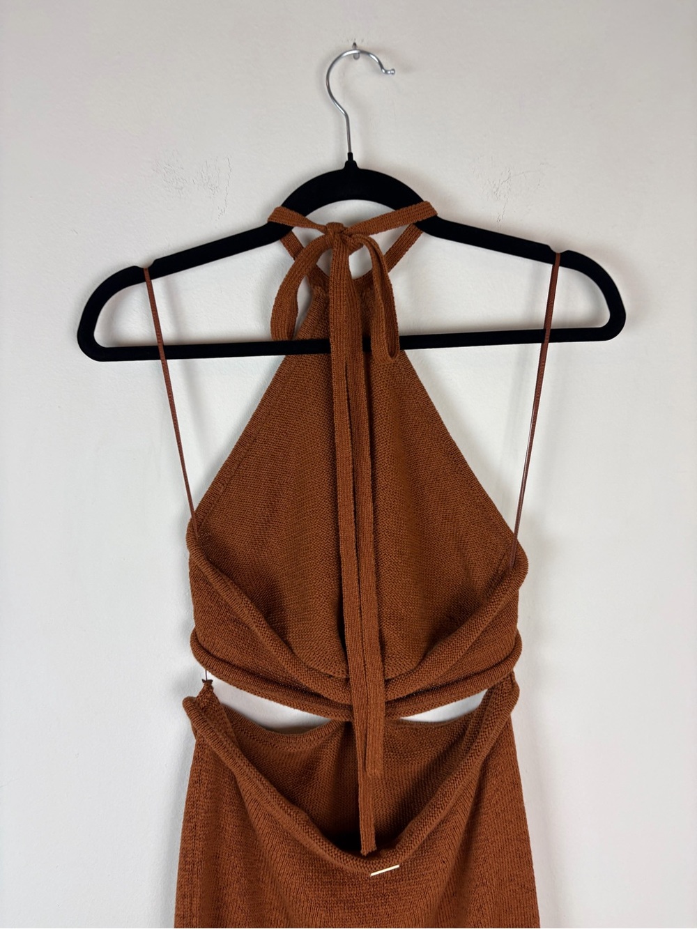 Cult Gaia Cameron midi dress Knit Cutout Size L - Picture 9 of 12